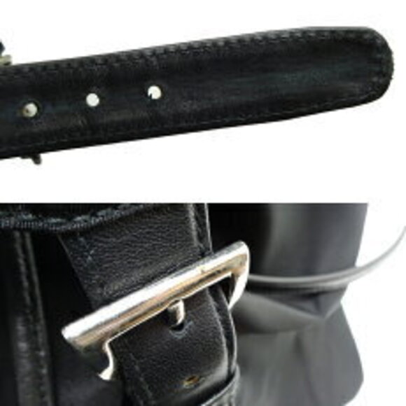 Prada Chain Backpack Daypack Nero Black - Picture 8 of 9